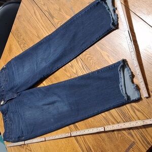 DEMOCRACY Jeans Womens 12 BLUE Denim Preowned Dark Wash Used AB TECHNOLOGY